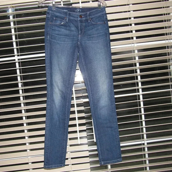 LOFT Denim - Ann Taylor LOFT Modern Skinny Dark Wash Jeans Sz 0